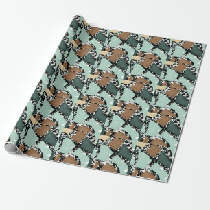 Papier Cadeau Texture en granit de marbre