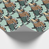 Papier Cadeau Texture en granit de marbre (Coin)