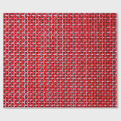 Papier Cadeau Texture en rotin en rotin en osier en bambou (Plat)