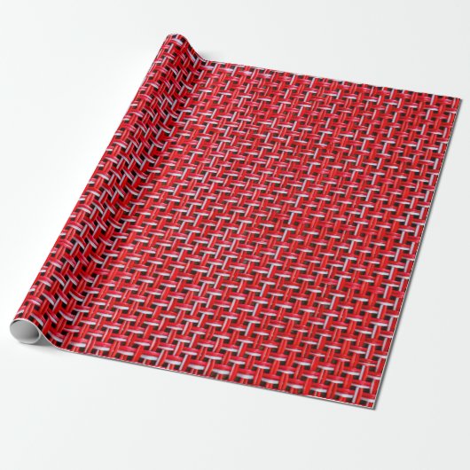 Papier Cadeau Texture en rotin en rotin en osier en bambou (Déroulé)