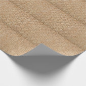 Papier Cadeau Texture en vichy tissu jaune vif. (Coin)