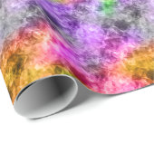 Papier Cadeau Texture exotique abîmée (Coin rond)