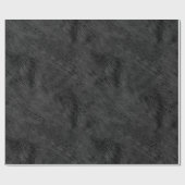 Papier Cadeau Texture fausse fourrure de peau d'ours noir (Plat)