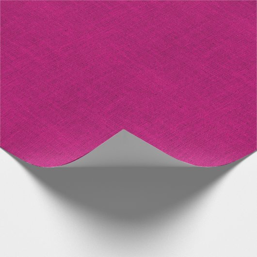 Papier Cadeau Texture fuchsia de toile de jute (Coin)
