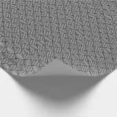Papier Cadeau Texture géométrique vérifiée (Coin)