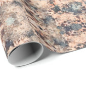 Papier Cadeau Texture granite (Coin rond)