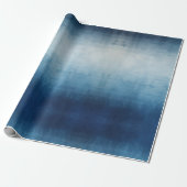 Papier Cadeau Texture gris bleu (Déroulé)