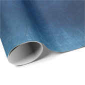 Papier Cadeau Texture gris bleu (Coin rond)