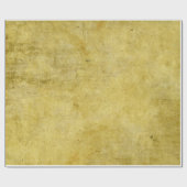 Papier Cadeau Texture jaunie de parchemin (Plat)