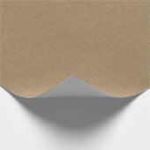 Papier Cadeau Texture kraft brun rustique uni simple (Coin)
