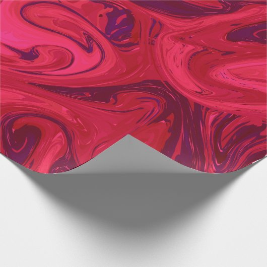 Papier Cadeau Texture marbrée mauve-foncé, technique riche (Coin)