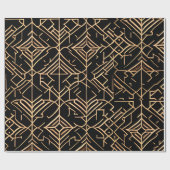 Papier Cadeau Texture marocaine traditionnelle Motif minimal (Plat)