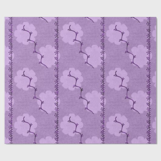 Papier Cadeau Texture mauve douce (Plat)