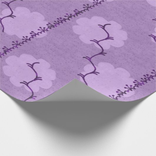 Papier Cadeau Texture mauve douce (Coin)