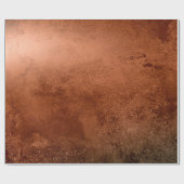 Papier Cadeau Texture métallique de cuivre affligée 5 (Plat)