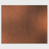 Papier Cadeau Texture métallique de cuivre affligée 7 (Plat)
