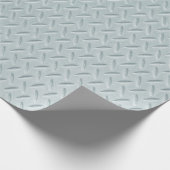 Papier Cadeau texture métallique grise (Coin)