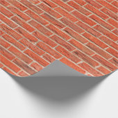 Papier Cadeau texture murale en brique (Coin)