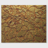 Papier Cadeau Texture or de luxe. (Plat)