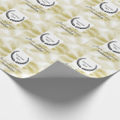 Papier Cadeau Texture Or Élégant Logo Doré (Coin)