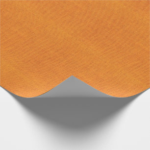 Papier Cadeau Texture orange lumineuse de toile de jute
