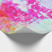 Papier Cadeau Texture rouge rose (Coin)