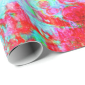 Papier Cadeau Texture rouge rose (Coin rond)