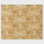 Papier Cadeau Texture rustique d'or (Plat)