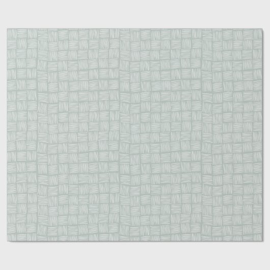 Papier Cadeau Texture tissée - bleu foncé (Plat)