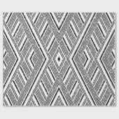 Papier Cadeau Texture transparente avec stries blanches obliques (Plat)