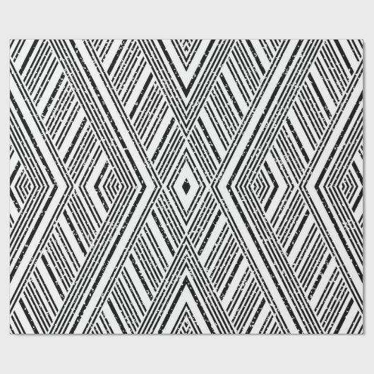 Papier Cadeau Texture transparente avec stries blanches obliques (Plat)