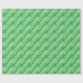 Papier Cadeau Texture verre vert émeraude (Plat)