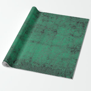 Papier Cadeau Texture Vintage vert Grunge noir Découpage