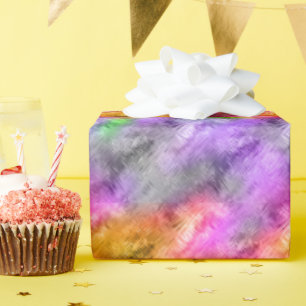 Papier Cadeau Texture violette de l'Amétrine de verre