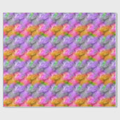 Papier Cadeau Texture violette de l'Amétrine de verre (Plat)