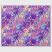 Papier Cadeau Texture violette écrasée (Plat)