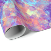 Papier Cadeau Texture violette écrasée (Coin rond)