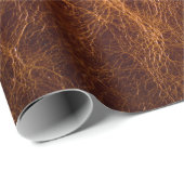 Papier Cadeau texturer de Brown leather,texture,background,ar (Coin rond)