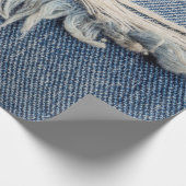 Papier Cadeau Textures déchiré jeans arrière - plan. (Coin)