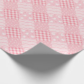 Papier Cadeau Textures roses (Coin)