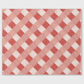 Papier Cadeau Textures Rouges (Plat)