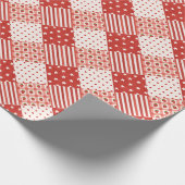 Papier Cadeau Textures Rouges (Coin)