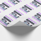 Papier Cadeau TGIF Hakuna Matata mains off Boo Drôle Visage (Coin)