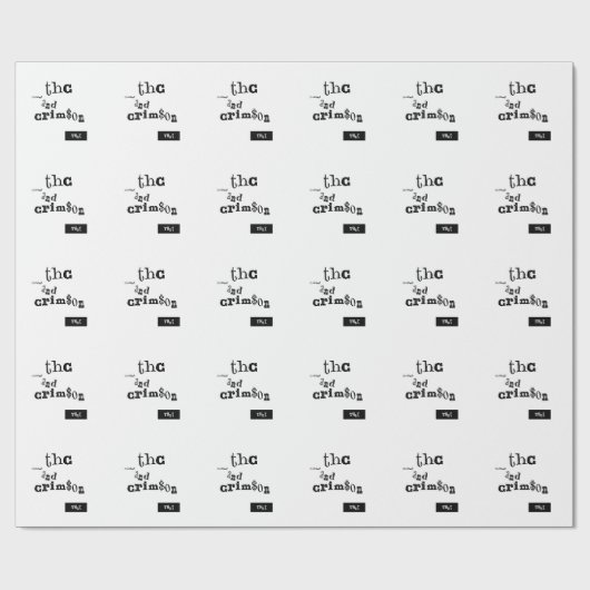 Papier Cadeau thaddeus & crimson (Plat)