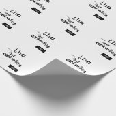 Papier Cadeau thaddeus & crimson (Coin)