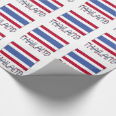 Papier Cadeau Thaïlande et drapeau thaï (Coin)