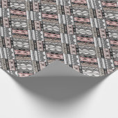 Papier Cadeau Thaillow Tribal ethno traditionnel géométrique (Coin)