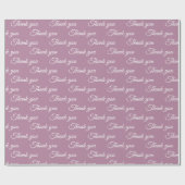 Papier Cadeau Thank you Wrapping paper  (Plat)