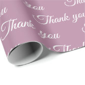 Papier Cadeau Thank you Wrapping paper  (Coin rond)