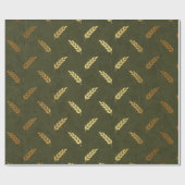 Papier Cadeau Thankesgiving Gold Foil (Plat)